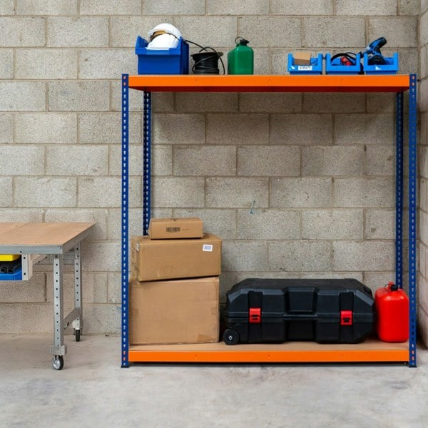 Monster Racking S-Rax 2 Shelf Racking - 180cm x 180cm x 60cm