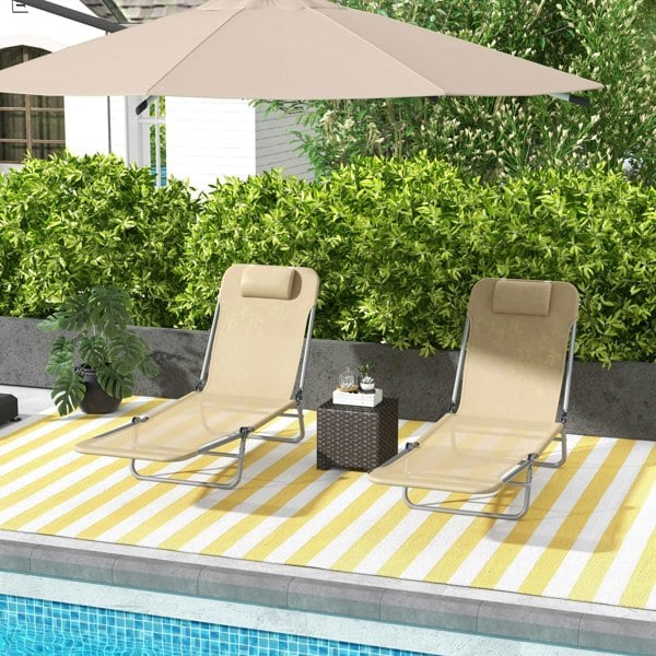 Sun Lounger Set