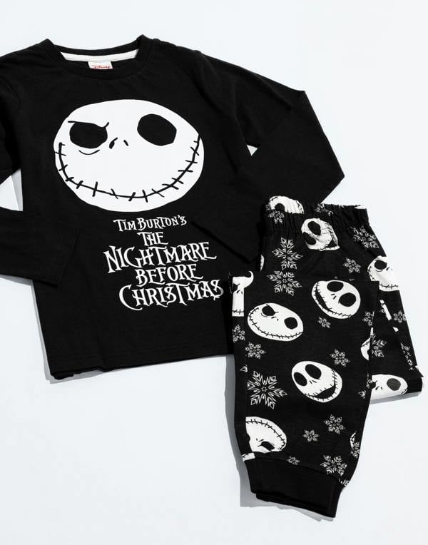 Disney The Nightmare Before Christmas Boys Multicoloured Jack Skellington Long Sleeve Long Leg Pyjama Set