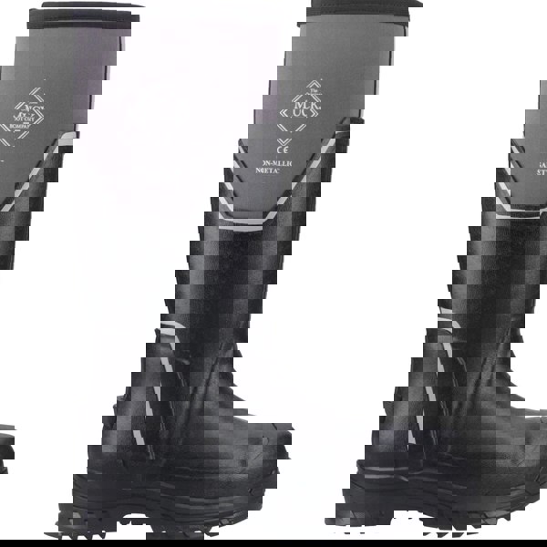 Muck Boots Grit S5 Rubber Men's Black/Grey Wellington Boots
