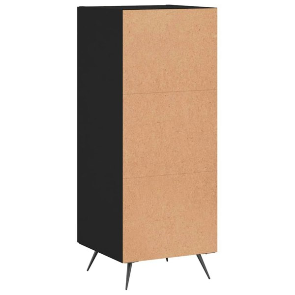 Berkfield Sideboard Black 34.5x34x90 cm Engineered Wood