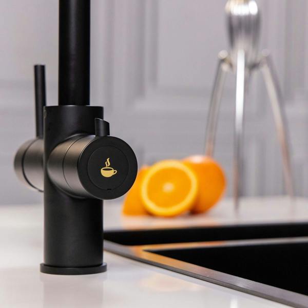 Flode svan | 3 in 1 Instant Boiling Tap | Matt Black Finish