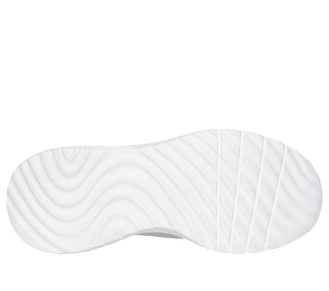 Skechers BOBS Sport Squad Chaos Womens Slip-Ins Sports Shoe Trainers, white sole with textured tread pattern.