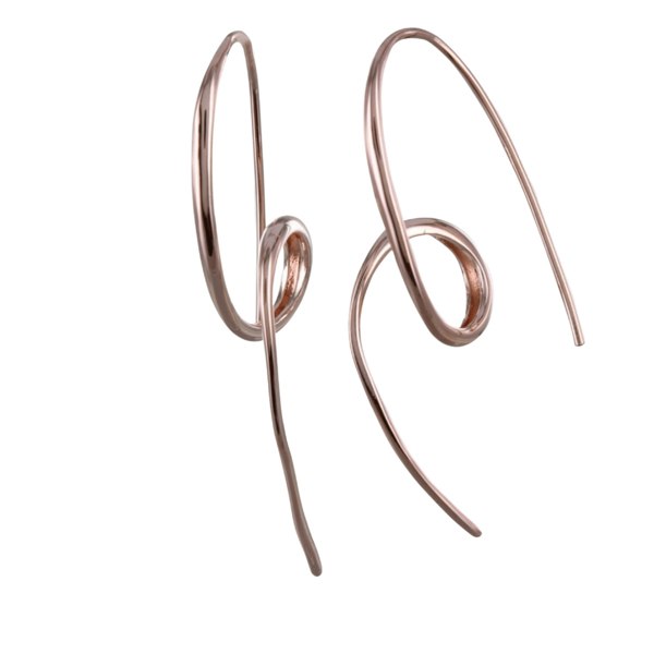 Sterling Silver Loop The Loop Earrings - Reeves & Reeves