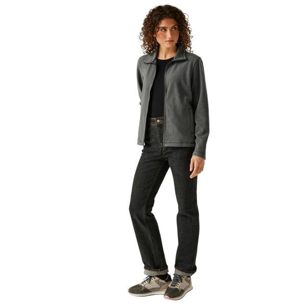 Regatta Womens/Ladies Micro Full Zip Fleece Jacket - Seal Grey - 
