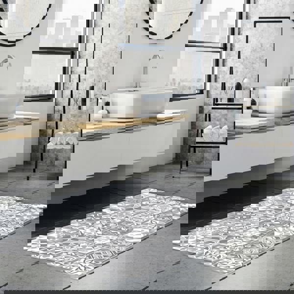 WALPLUS WFM6131 - Purbeck Stone Tiles Rug Mat 120cm x 60 cm