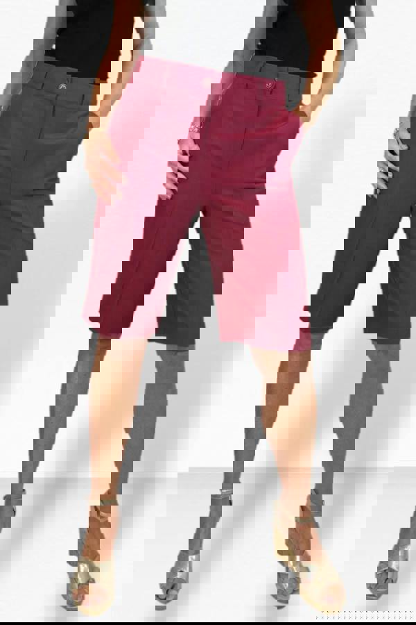 Paulo Due Women's Smart Pleated Tailored Shorts