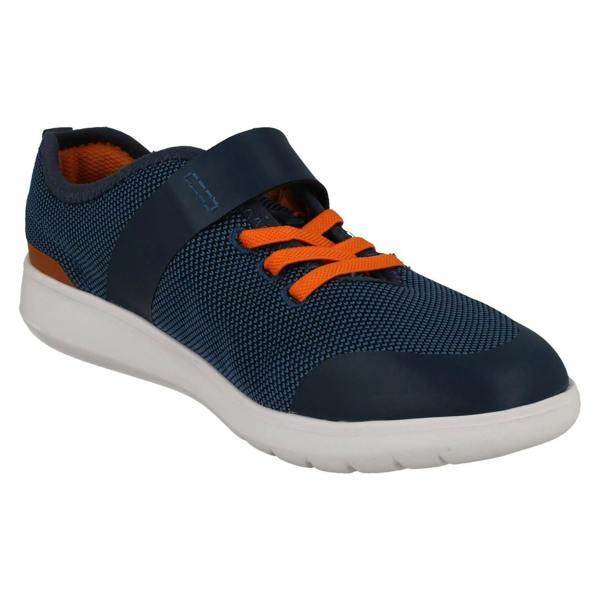 Clarks Boys Clarks Breathable Lightweight Trainers Scape Trace