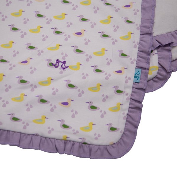 Luca and Rosa Baby blanket - girls duck print