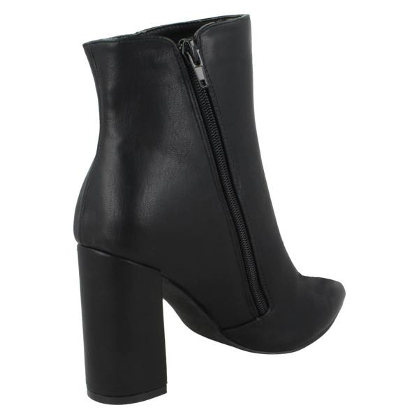 Spot On Ladies Spot On Zip Up Ankle Boots F51140