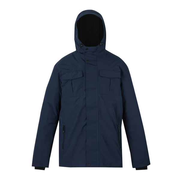 Regatta Mens Eamont Insulated Waterproof Jacket - Navy/Black