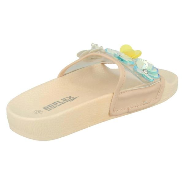 Reflex Girls Reflex Flower Embellishment Sliders