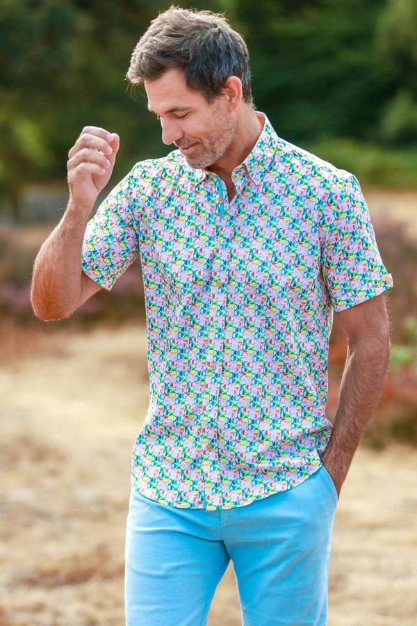 Claudio Lugli Mod Circles Short Sleeve Shirt