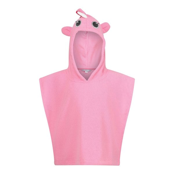 Regatta Childrens/Kids Luna The Unicorn Hooded Towel - Sweet Pink