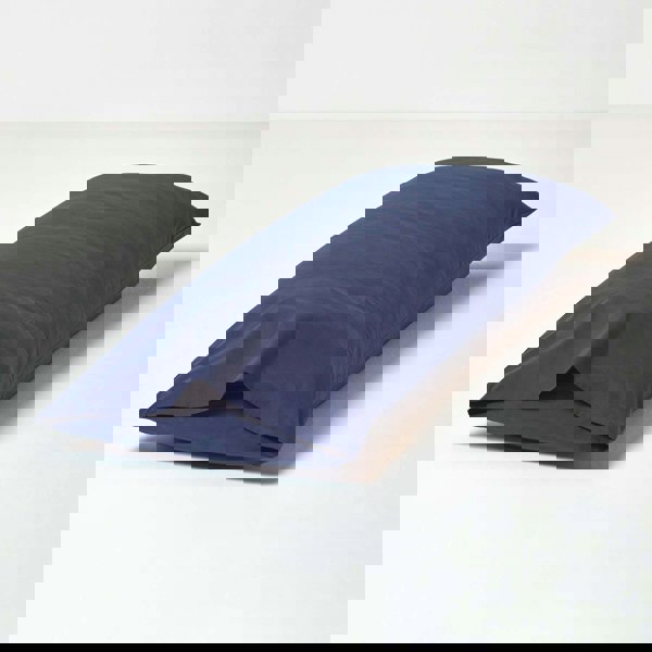 HOMESCAPES Egyptian Cotton Housewife Body Pillowcase 200 TC