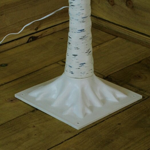 Samuel Alexander 2.4m (8ft) Indoor Outdoor Christmas Lit Birch Tree with 136 Warm White LEDs