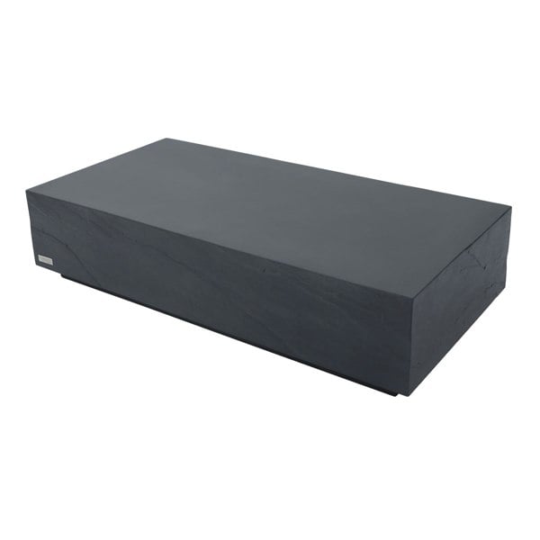 Elementi Colorado GRC Rectangular Coffee Table in Slate Black