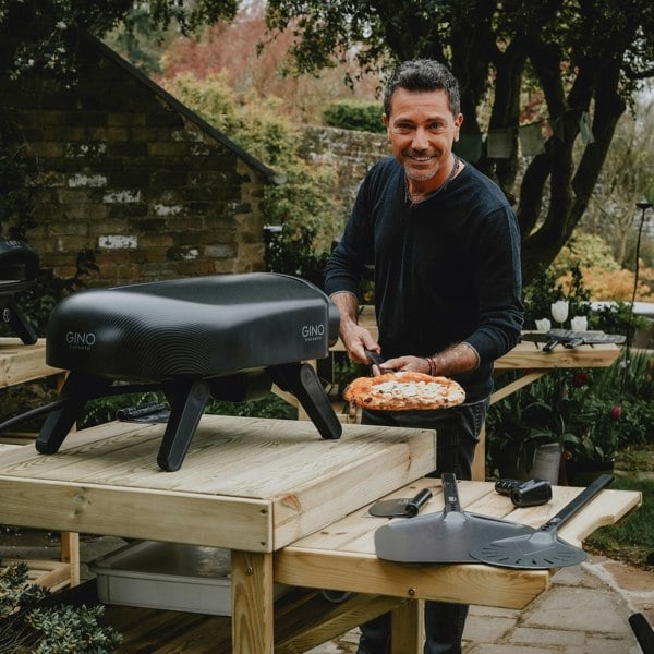 Gino D'Acampo Wooden Pizza Oven Table