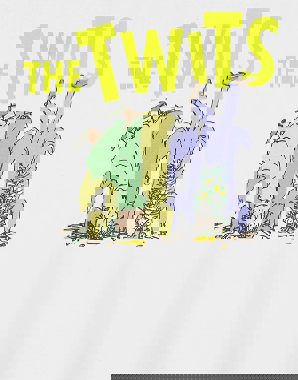 Roald Dahl Unisex Kids White The Twits Short Sleeved T-Shirt