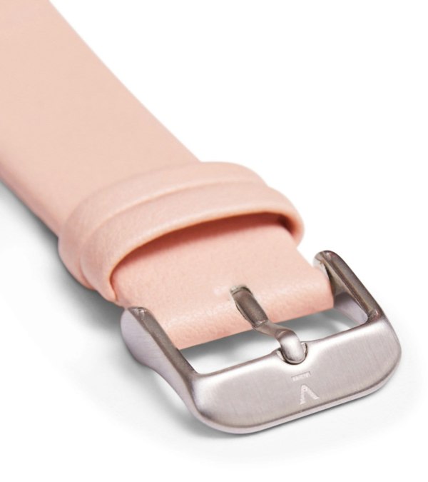 Votch Pink with brushed silver buckle | 20mm