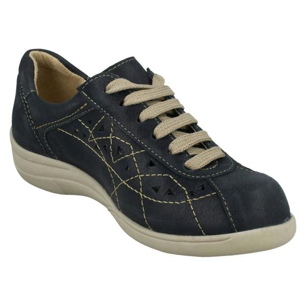 DB Shoes Ladies Easy B Lace Up Flat Casual Shoes Hornsea