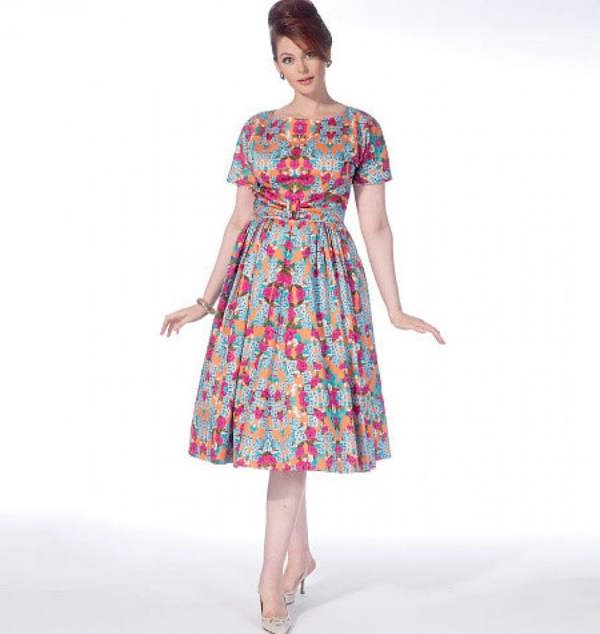 McCalls 7086 Paper Sewing Pattern – Women's Dress, Size 8-16, Intermediate