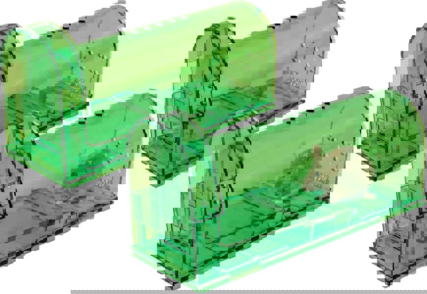 St Helens Home and Garden Small Humane Trap to Catch Mice and other Rodents - Pack Of 2