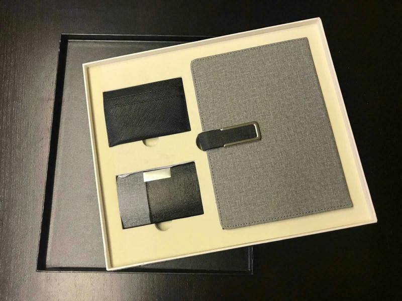 HYGRAD BUILT TO SURVIVE Professional Notepad with Pen Gift Set Business Card Holder Credit Card Holder Gift Set with Notebook & Pen (PN-03)
