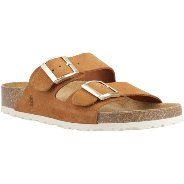 Hush Puppies Blaire Suede Women's Tan Sandals