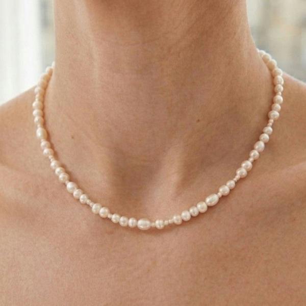 Gold Trip Timeless Pearl Choker Necklace