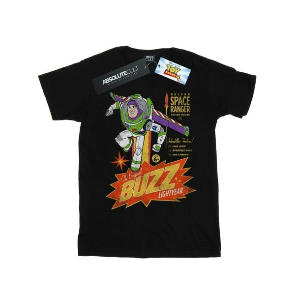 Disney Mens Toy Story 4 The Original Buzz Lightyear T-Shirt - Black