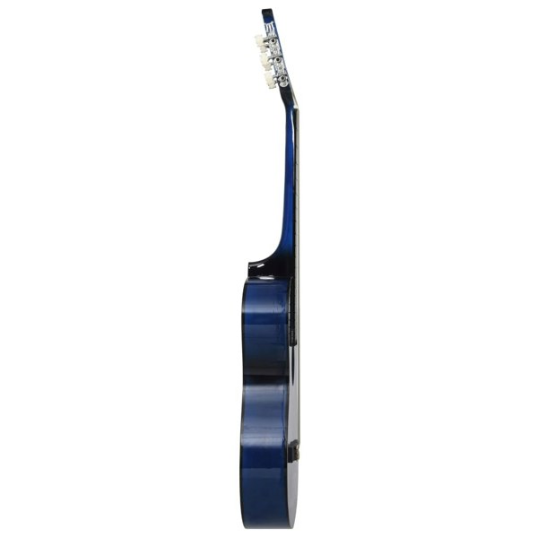 Berkfield Western Classical Cutaway Guitar with 6 Strings Blue Shaded 38