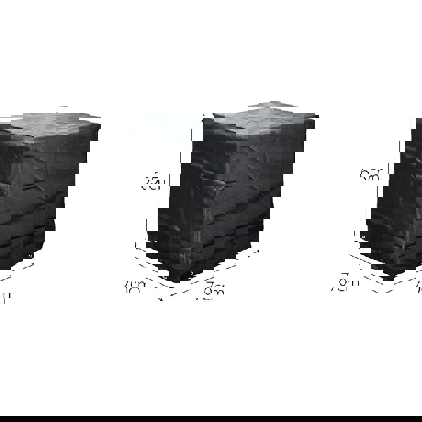 Cozy Bay Furniture Cozy Bay EZBreathe Malta 10 Seat Furniture Set Cover in Black