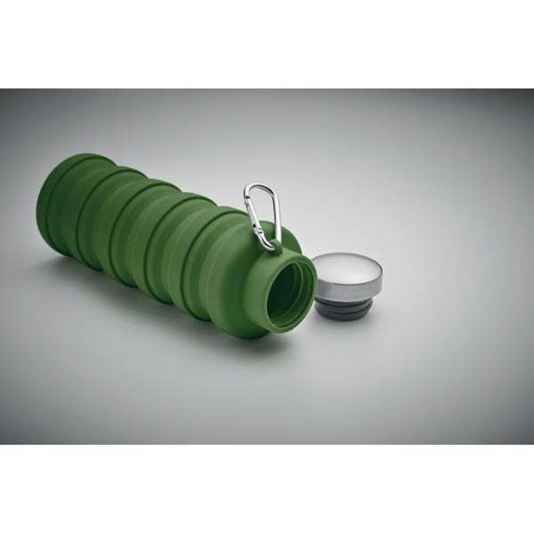 MidOcean Kolapsi Collapsible 500ml Water Bottle - Dark Green - 