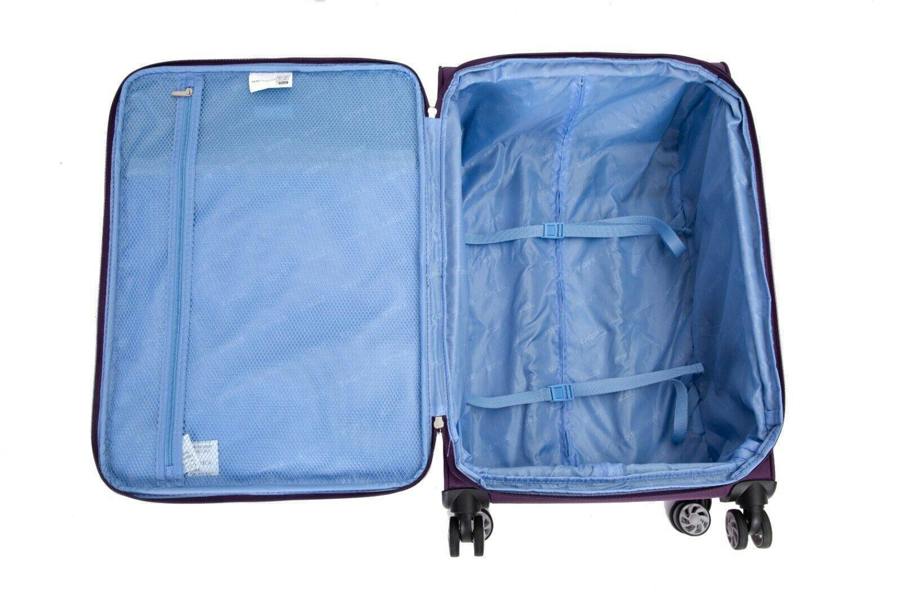 Eagle Luggage Lightweight Cabin 4 Wheel Soft Luggage Travel Bag