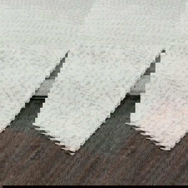 Livabliss Monaco-Geometric Grey Ivory Rug