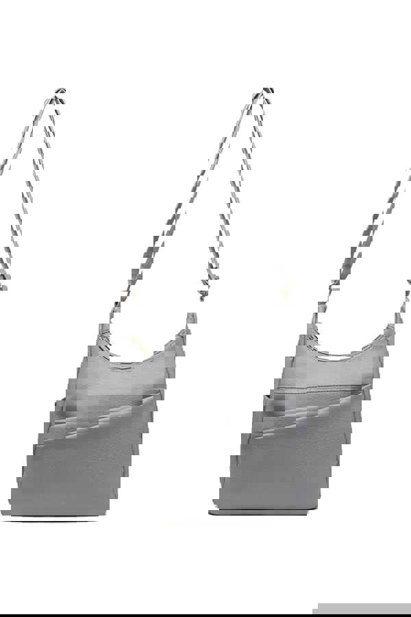 Pluspup Shoulder Bag with Multiple Compartments and Zipper Closure