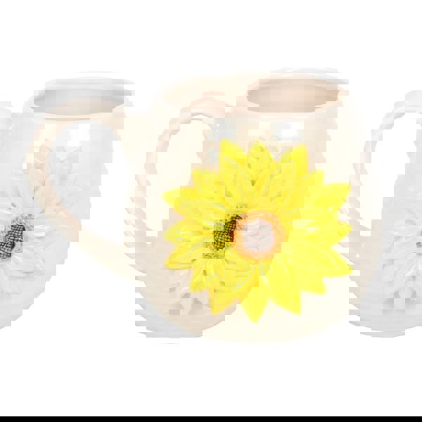 Serano Hello Sunshine Rounded Mug with 3D Sunflower