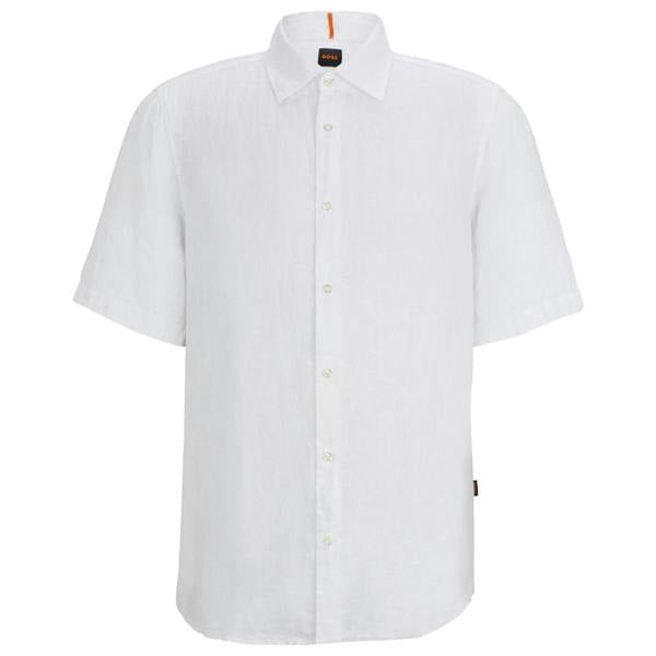 Boss Rash 2 Linen Short Sleeve Shirt