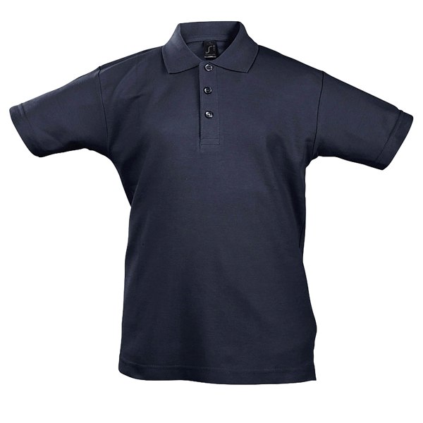 SOLS Kids Unisex Summer II Pique Polo Shirt - Navy