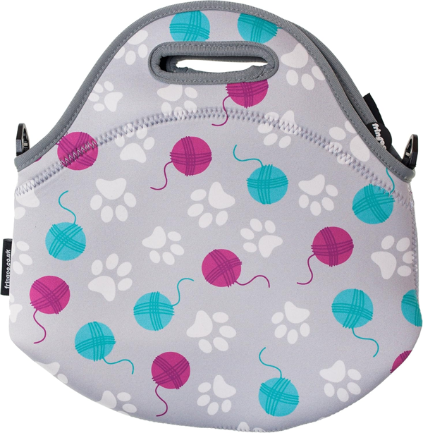 Fringoo Kids Thermal Insulated Cooler Lunch Bag with Zipped Pocket & Shoulder Strap for School or Nursery