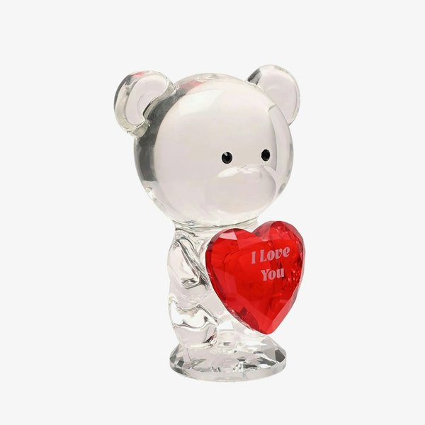 T. H. Baker Crystocraft Crystal Bear I Love You Gift SP3642