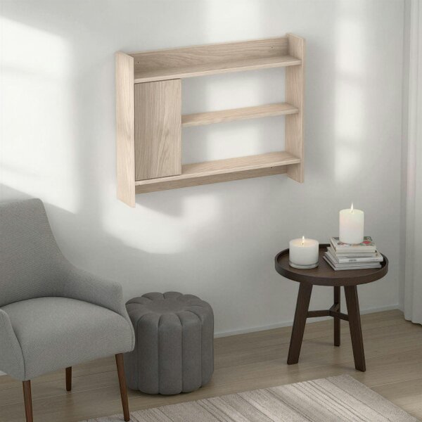 Decortie Fleet Wall Shelf Unit with Cabinet