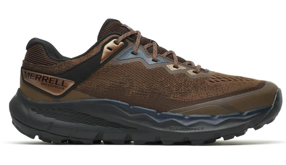 Merrell Mens Nova 4 WP Trail Running Trainers Shoes Earthen J00005519