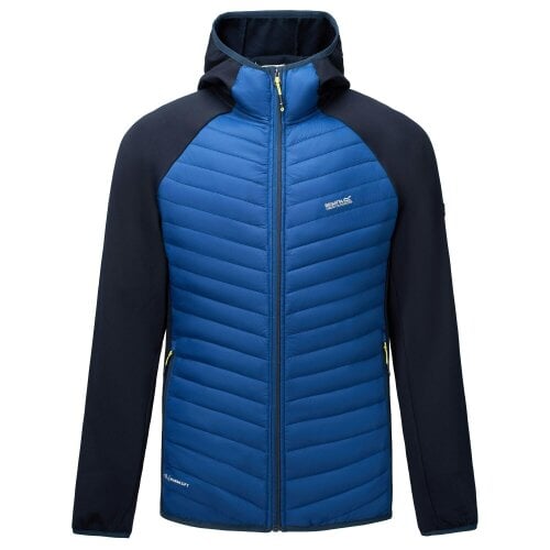 Regatta Mens Andreson Hybrid Jacket - Aviator Blue/Navy - Aviator Blue/Navy - 100% Polyamide