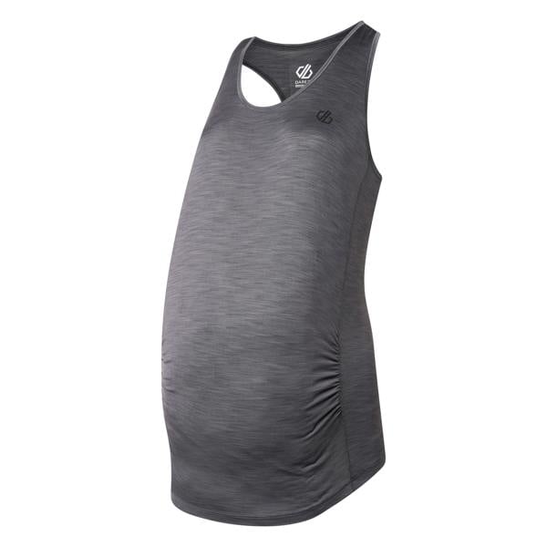 Dare 2B Womens/Ladies Modernize Maternity Tank Top - Ebony Grey - 