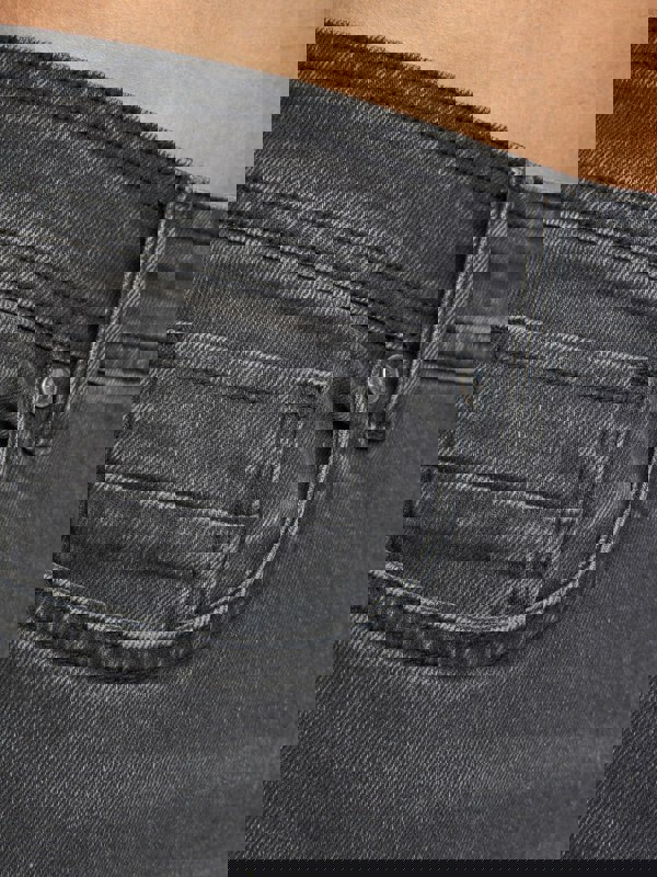 Crosshatch Buraca Slim Fit Denim Jeans Charcoal Wash