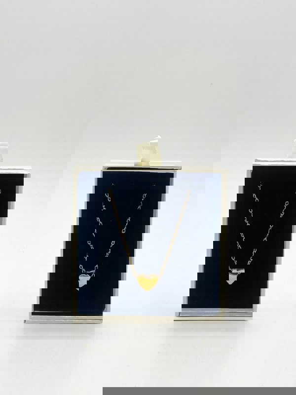 SVNX Small Heart Necklace in Gold Colour