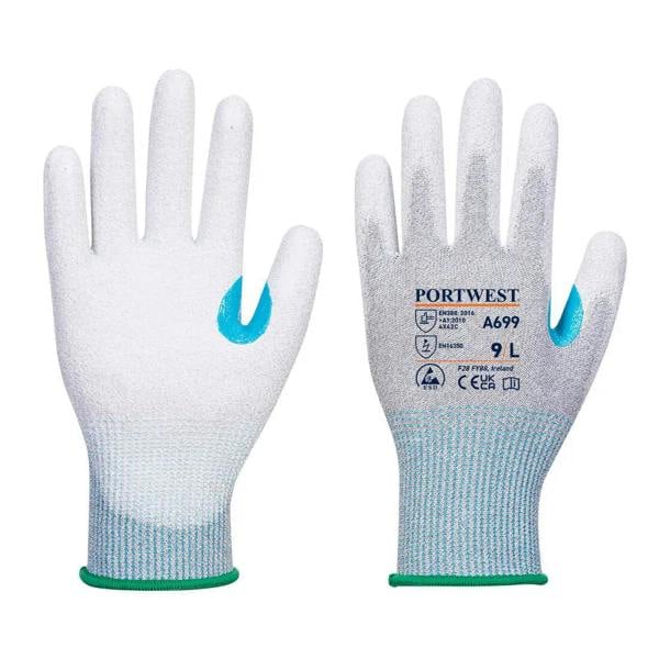 MR13 ESD PU Palm Glove (Pk12) - Hi-Vis Trousers