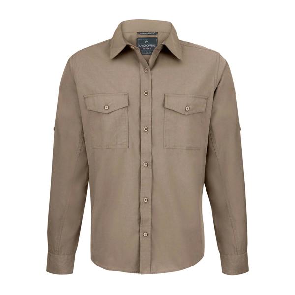 Craghoppers Mens Expert Kiwi Shirt - Pebble